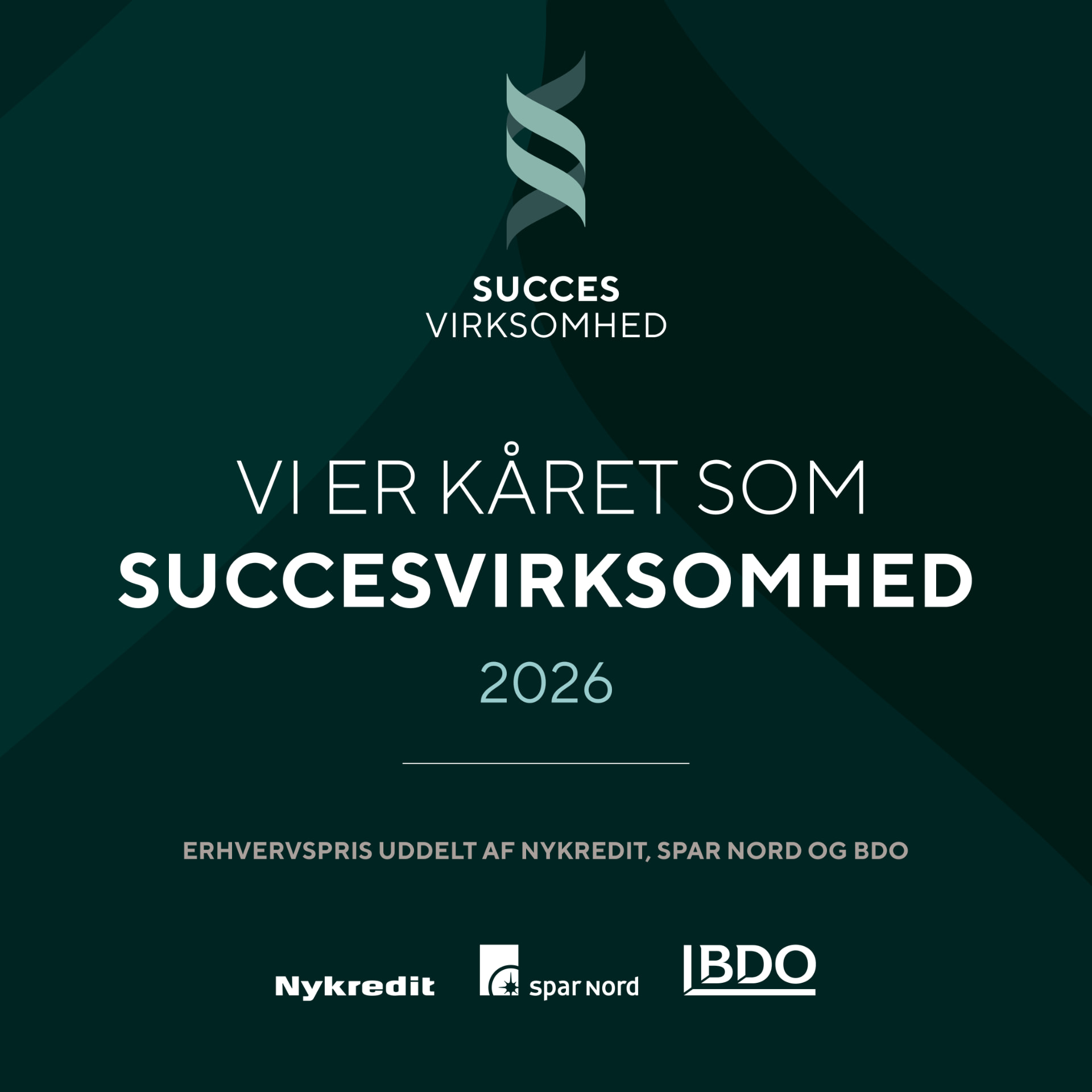 Kåret som Succesvirksomhed 2026